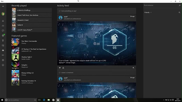 Windows 10串流Xbox One游戲演示：贊的沒話說