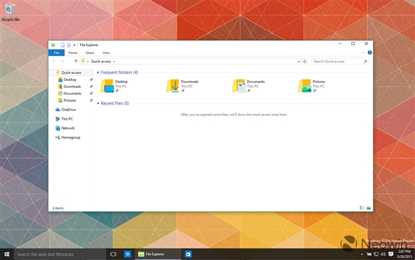 高清圖賞：Windows 10 Build 10122