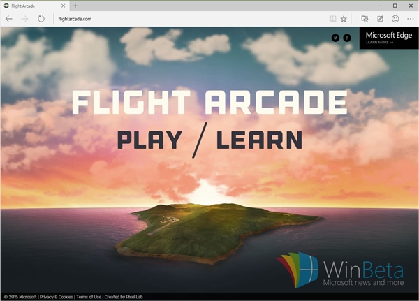 微軟模擬飛行登陸Windows 10浏覽器：超流暢