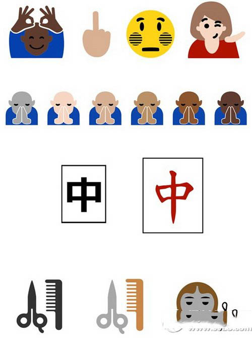 win10新增哪些emoji表情 win10新增"豎中指"emoji表情4