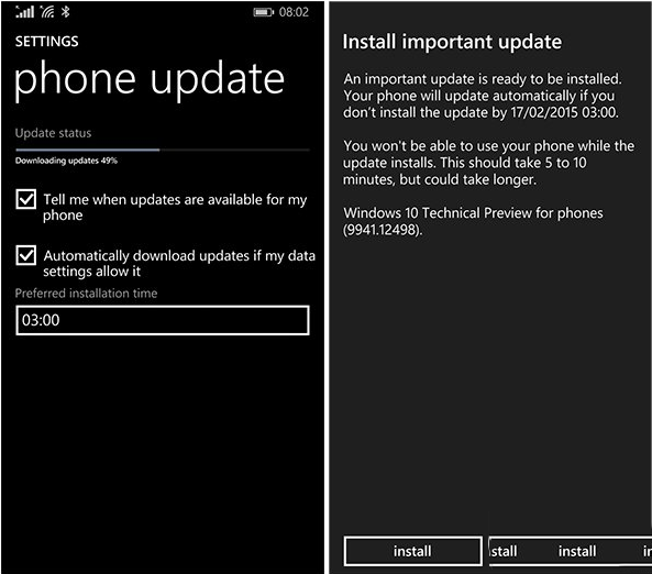 wp8.1升級win10手機預覽版圖文詳細教程