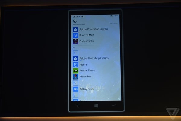 Windows 10手機全方位展示：觸摸Office、通用應用