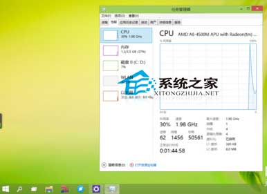  Win10任務管理器性能小窗口模式的使用方法