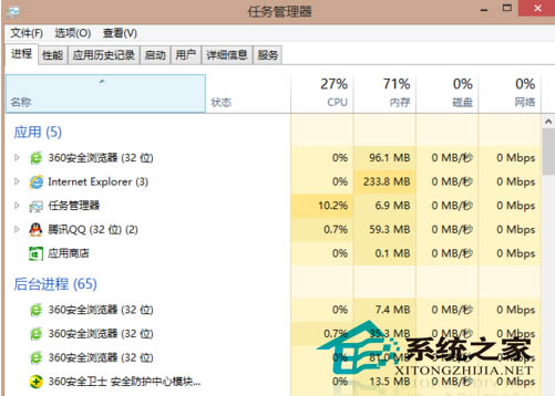  Win8後台程序過多該如何關閉