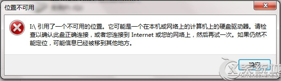 Win7打開文件提示“引用了一個不可用的位置”的應對措施 