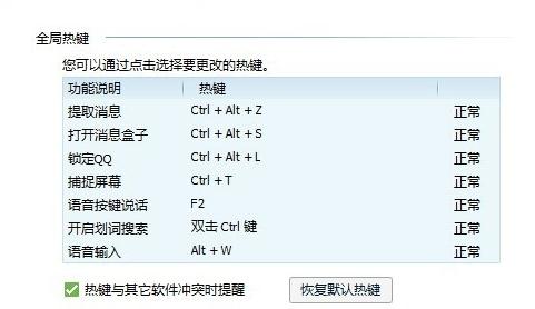 如何修改win7系統電腦聊天工具QQ的快捷鍵技巧