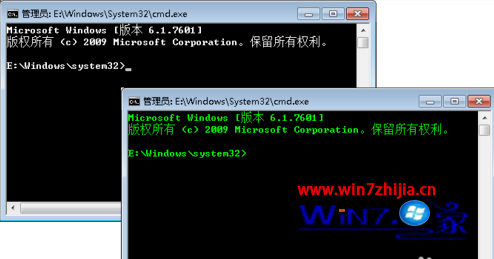 win7系統純淨版下更改DOS命令提示符操作界面字體顏色的方法 