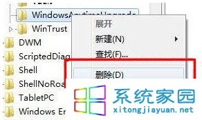 刪除WindowsAnytimeUpgrade項