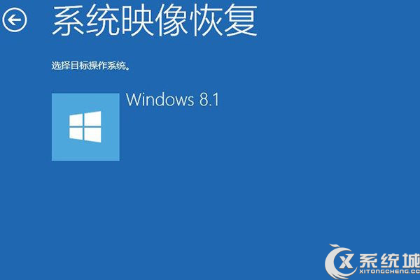 Win8.1系統映象備份好後如何恢復？