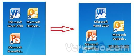 Win8.1桌面圖標自動排列 Win8快捷方式根據需要擺放