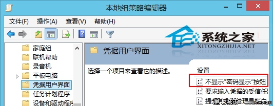  Win8如何取消密碼明文顯示功能