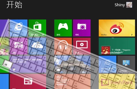 鍵盤也能輕松玩轉Win8新界面 