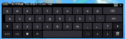 如何玩轉Win8超炫的觸摸鍵盤 