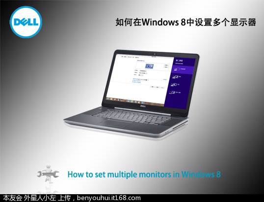 如何在Windows 8中設置多個顯示器 