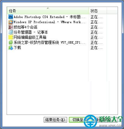 Win7任務管理器窗口突然少了一半解決方法   