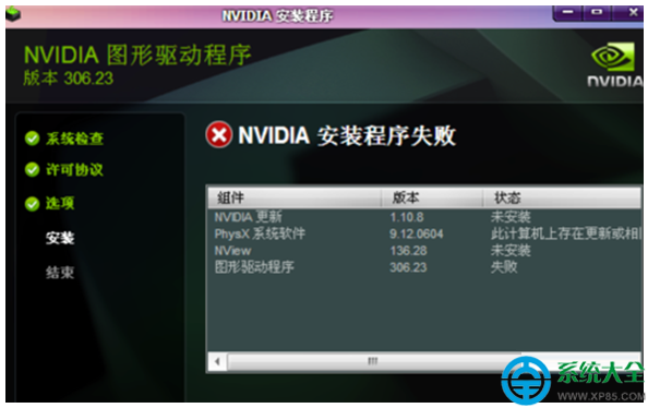Win7安裝顯卡驅動提示"NVIDIA安裝程序失敗"怎麼解決   