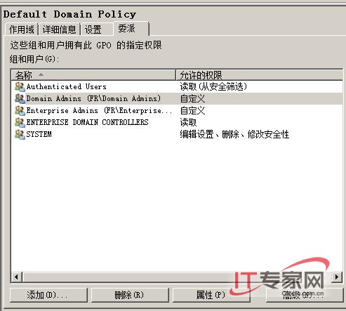 Windows Server 2008域環境下組策略