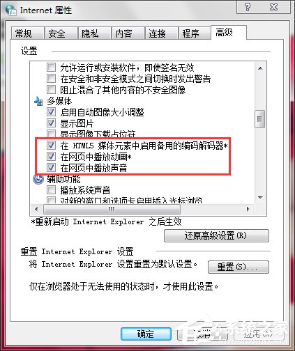 Win7網頁中的視頻不能播放怎麼解決？