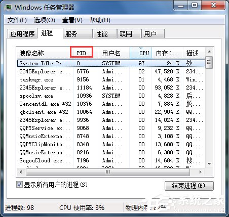 Win7查看某個端口被占用的解決方法