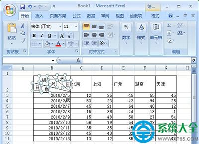 怎樣在Excel中畫斜線？在Excel中畫斜線教程