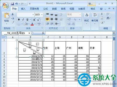 怎樣在Excel中畫斜線？在Excel中畫斜線教程