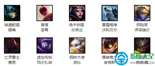 LOL10月9號周免英雄