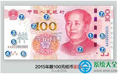 新版100元人民幣有什麼不一樣