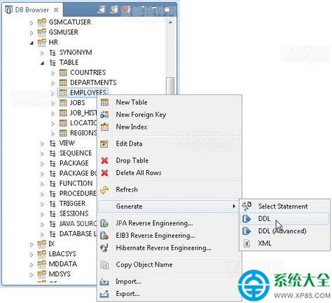 在MyEclipse中編輯和執行SQL方法教程