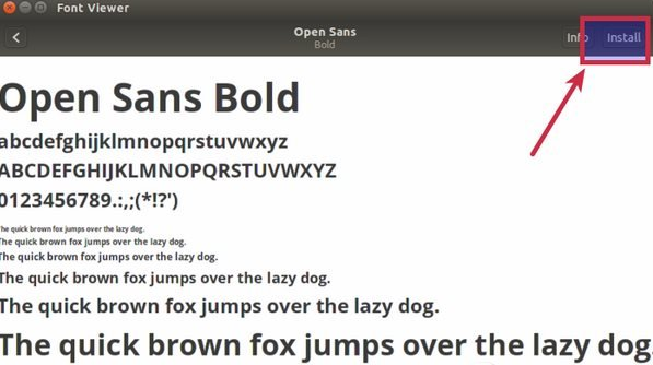 Ubuntu安裝字體圖文教程