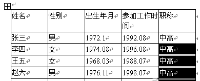 Word表格怎麼用