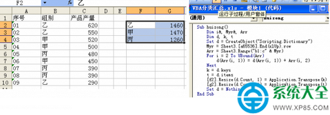 Excel表格分類匯總使用方法