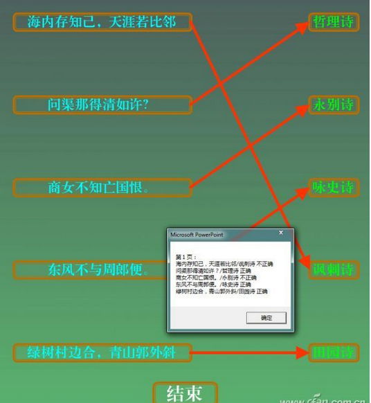 如何用PPT制作連線題