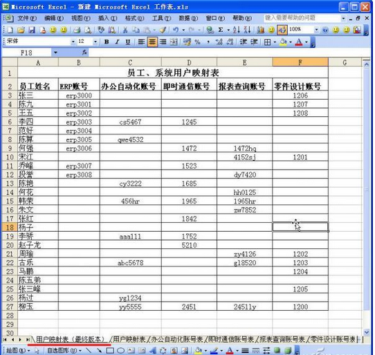 如何制作多賬戶映射,Excel創建多賬戶映射教程,系統之家