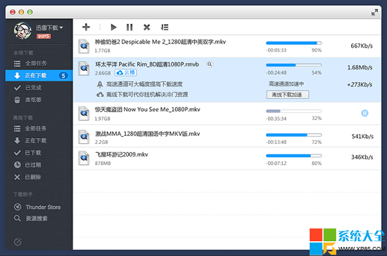 迅雷Mac,系統之家,迅雷下載