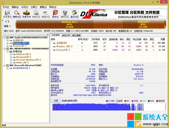 DiskGenius簡體中文版,系統之家,DiskGenius